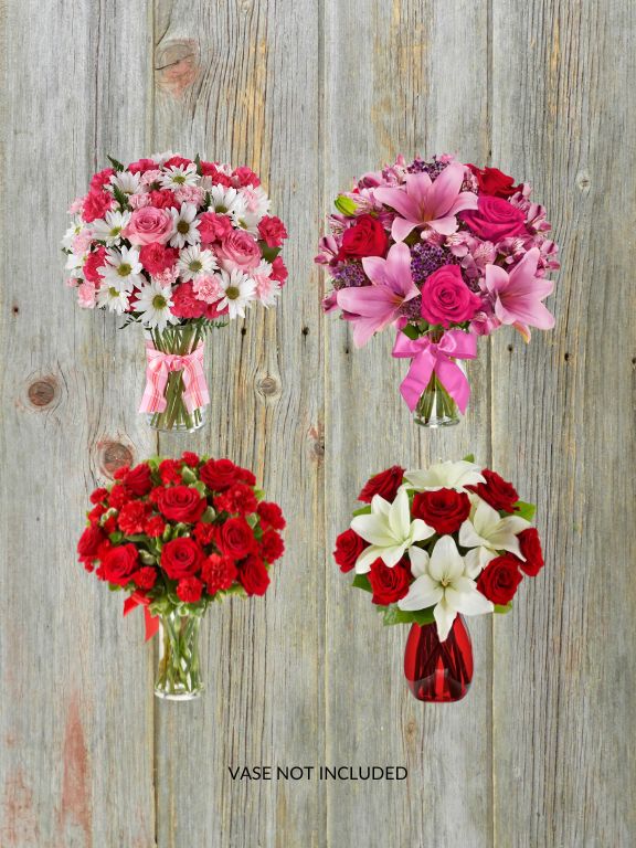 FROM YOU FLOWERS VALENTINES DAY 2025 ASSORTED DELUXE BOUQUETS